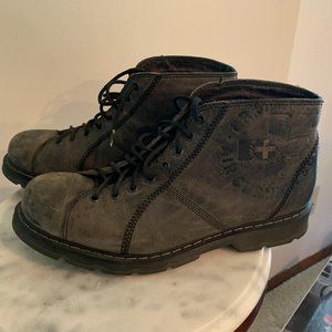 Dr. Doc Martens Vintage Men's "Arlen" Gray Boots Size 13 Pre-Owned